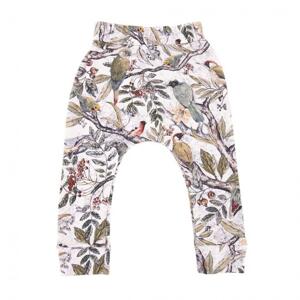 Dětské bavlněné kalhoty s gumičkou a s motivem ornitologie, MA1791 Ornithology 86-92