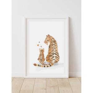 Dětský dekorační plakát s obrázkem tygra, PP402 A4