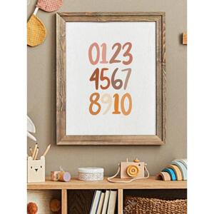 Dětský plakát do pokoje s číslicemi, PP416 A4