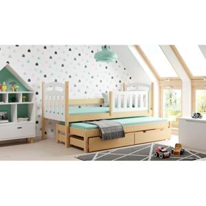 Dětské postele s přistýlkou - 180x90/170x90 cm, MW209 ZUZIA DUO Modrá S funkcí spaní (bez matrace)