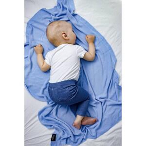 Modrá bambusová deka pro děti, PKB1321 K008