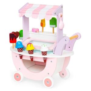 Dřevěný zmrzlinový vozík pro děti, Multi__TL89015