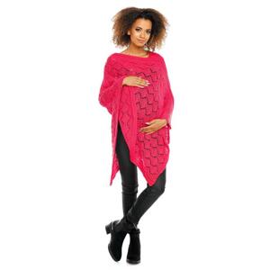 Těhotenské růžové pončo pro dámy, PKB1338 30012C UNI