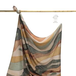 Letní bambusová deka z kolekce duhová hora, MA2284 Rainbow Mountain 75x100 cm