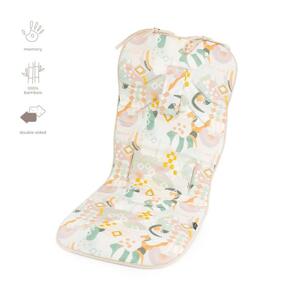 Bambusová vložka do kočáru s paměťovou pěnou - pastelové vzory, MA2431 Pastel Gelato