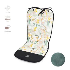 Oboustranná vložka do kočárku s paměťovou pěnou - Pastelové vzory, MA2443 Pastel Gelato