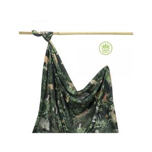 Bambusová deka na léto - zvířata, MA998 Woodland 150x160 cm