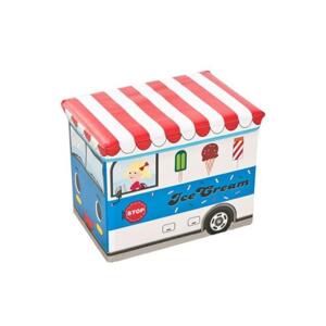 Koš na hračky v podobě zmrzlinového auta, OR16WZ7DOK