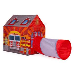 Dětský stan s tunelem - hasičský dům, Multi__8322