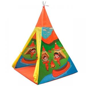 Indiánský barevný teepee stan pro děti, Multi__8707