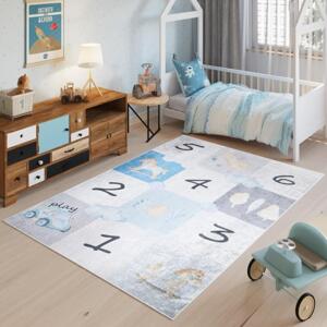 Barevný dětský koberec s číslicemi, TAP__9731 PRINT EMMA-160x230 160x230cm