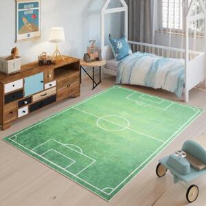 Dětský koberec s motivem fotbalového hřiště, TAP__9731 PRINT EMMA-120x170 120x170cm