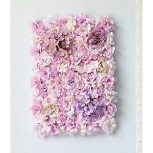 Květinový nástěnný panel ve fialové barvě, WK05
