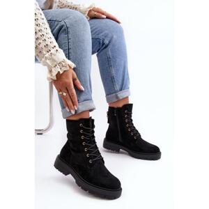 Černé workery pro dámy, ML282 BLACK__28222-40 40