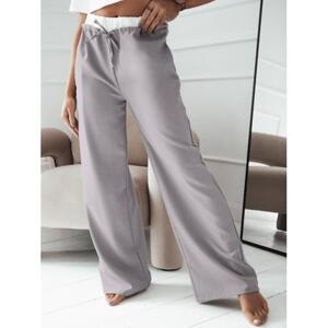 Široké dámské kalhoty šedé barvy, uy2102-S S