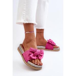 Dámské fuchsiové semišové pantofle, M368 FUSCHIA__30706-39 39