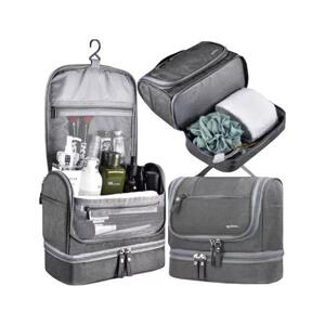 Závěsná kosmetická taštička šedé barvy, MX__5900779949010