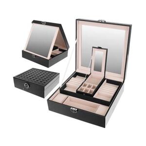 Černá uzamykací šperkovnice, MX__5900779934016