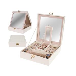 Uzamykací šperkovnice bílé barvy, MX__5900779934023