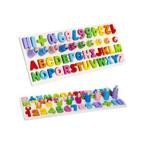 Dřevěné puzzle s abecedou a čísly, MX__5902802917003