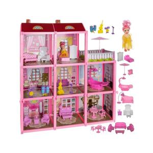 Dětský domeček pro panenky s vybavením, MX__5900779947023