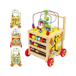 Dřevěná edukační kostka pro děti, MX__5900779946972