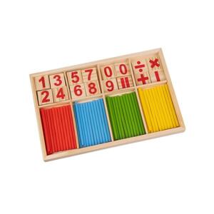 Dřevěné paličky na učení počítání, MX__5900779945937