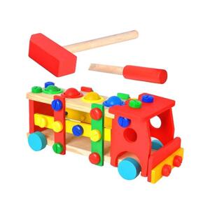 Dřevěný edukační vozík pro děti, MX__5900779945272