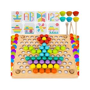 Dřevěná kuličková vkládačka pro děti, MX__5900779945531