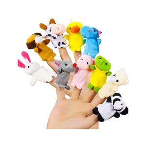 Sada 10 loutek - zvířátka, MX__5900779945432