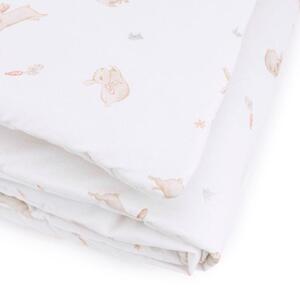 Dětská bavlněná souprava přikrývka + polštář z kolekce Medový zajíček, MA2903 Honey Bunny 120x170cm