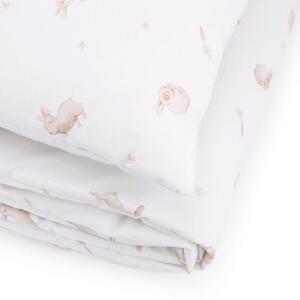 Bavlněná souprava na spaní z kolekce Medový zajíček, MA2904 Honey Bunny 150x200cm (2x polštář)