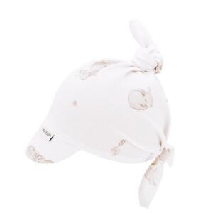 Vázaný šátek s kšiltem z kolekce Medový zajíček, MA2957 Honey Bunny 70x50 cm
