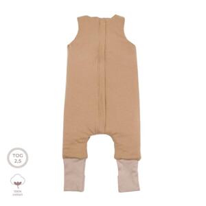 Hnědý dětský spací pytel s kalhotami, MA2996 Latte M (2,5-6 let)
