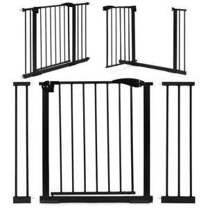 Černá bezpečnostní zábrana na schody 74-105 cm, Multi__SG-012-BC