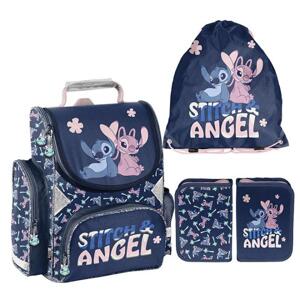 Školní STITCH set prémiové aktovky, kapsy a penálu, RUKS__DS25CC-525