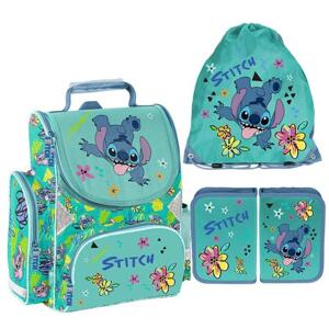 Školní STITCH set prémiové aktovky, kapsy a penálu, RUKS__DS25DD-525 SKL2