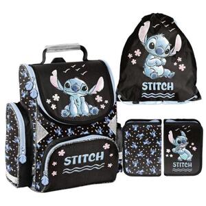 Školní STITCH set prémiové aktovky, kapsy a penálu, RUKS__DS25GG-525 SKL9