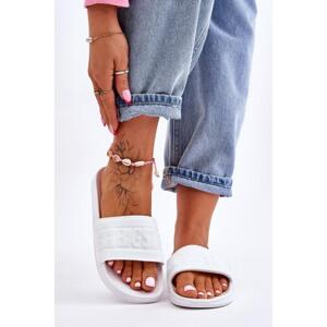 Dámské bílé pantofle Big Star v akci, LL274A159 BIAŁY__24135-40 40