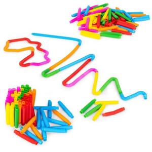 Barevné senzorické trubičky pro děti - 60 ks, Multi__HC750562