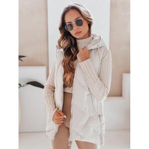 Dámská prošívaná bílá vesta TY5108, ty5108-S S