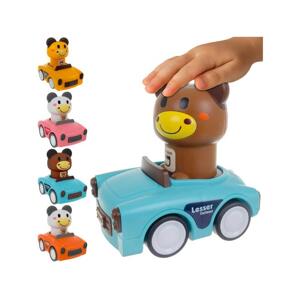 Senzorická hračka - autíčka se zvířátky, MX__5900779960893