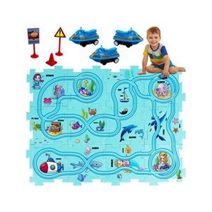 Kreativní podložka/puzzle s motivem dráhy, MX__5900779954274 L