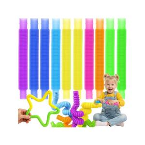 Barevné senzorické trubičky pro děti - 10 ks, MX__5900779960596 L