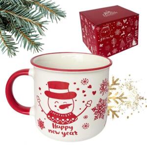 Vánoční keramický hrnek 350 ml + dárková krabička, KB13