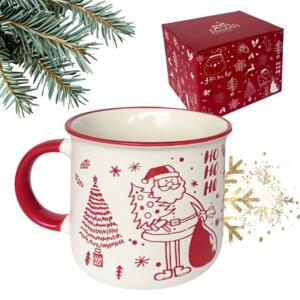 Vánoční keramický hrnek 350 ml + dárková krabička, KB14