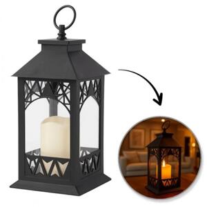 Ozdobná LED lucerna s imitací svíčky 14 x 30 cm, LAMP56WZ2