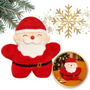 Sametový polštář ve tvaru Santa Clause - 45 cm, PDS21