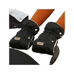 Dvojité černé rukavice na kočár, MX__5900779961067