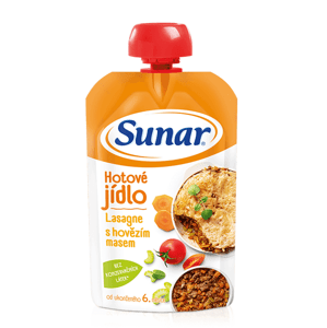 Sunar - Hotové jídlo Lasagne s hovězím masem 120g